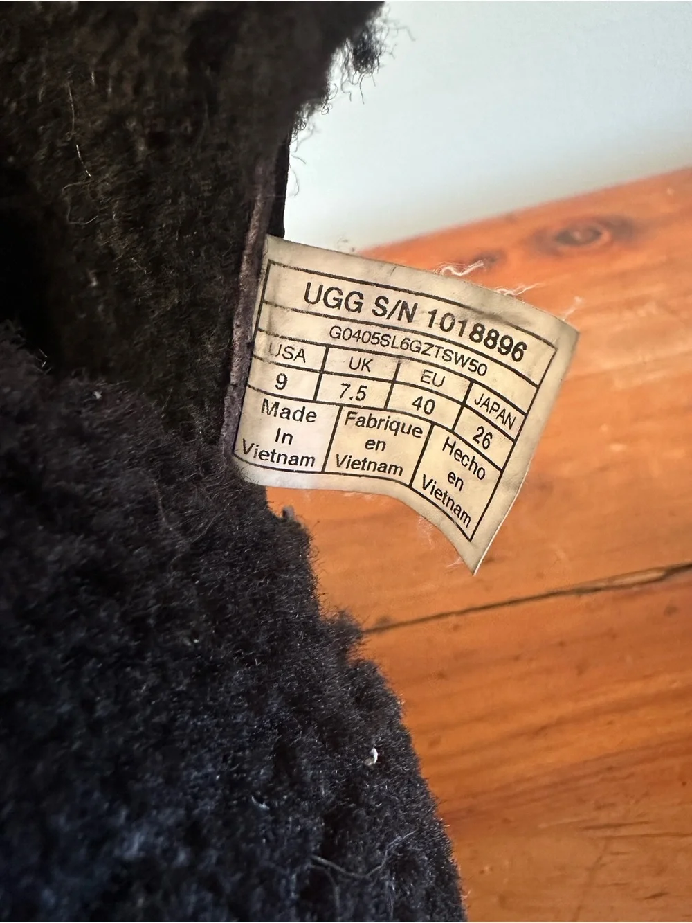 UGG shearling lace